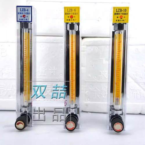 余姚振兴LZB-4/6/10玻璃转子流量计气体浮子流量计液体16-160气体