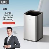 EKO厨房垃圾桶家用客厅无盖不锈钢卫生间厕所专用大号开口桶255