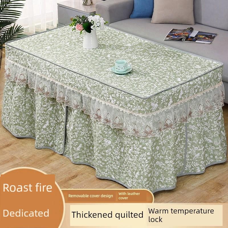 烤火被子长方形长方桌烤火罩冬季取暖桌子电火桌罩电炉子电暖炉套