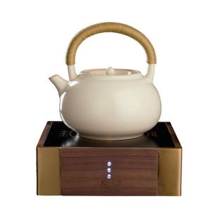容山堂苏打釉茶壶煮茶器实木电陶炉大陶壶泡茶新款 新款 烧水壶功夫
