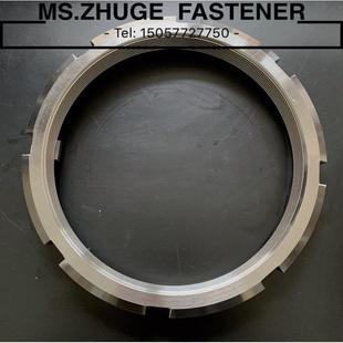 开槽圆螺母止退 HM48T HM44T Tr240 Tr220 锁紧螺母梯形螺纹