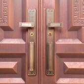 别墅门把手加长不锈钢防盗门把手858式 入口门把手多功能可调