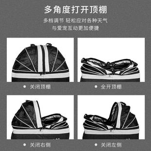 宠物拉杆箱多猫咪外出便携猫包大号折叠车载笼子中小型犬狗拉杆包
