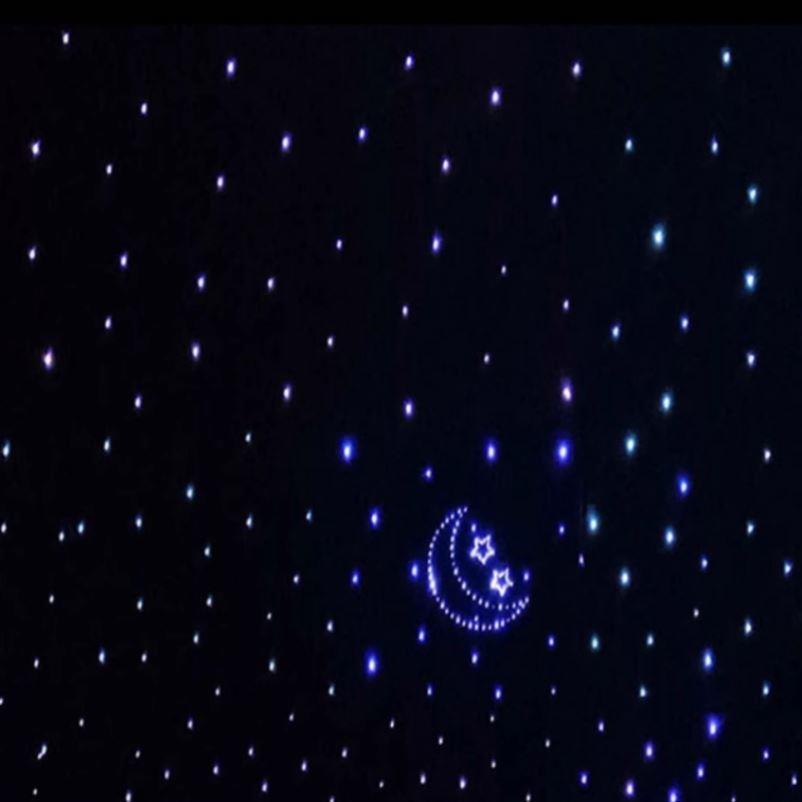 石膏板星空顶LED光纤灯客厅KTV影音室网红美发店房间阳台满天星