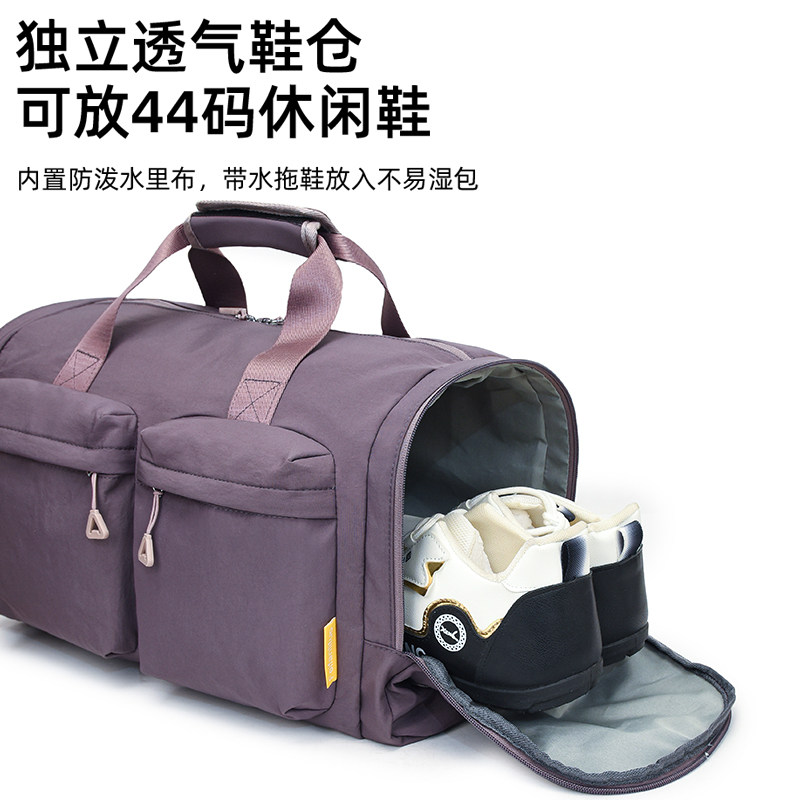 手提旅行登机包大容量防水简约轻便携折叠短途行李袋子套拉杆箱包