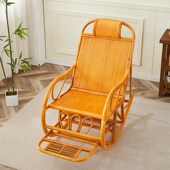 躺椅摇摇椅成人椅子逍遥椅老大人午休阳台家用休闲靠背真藤送父母