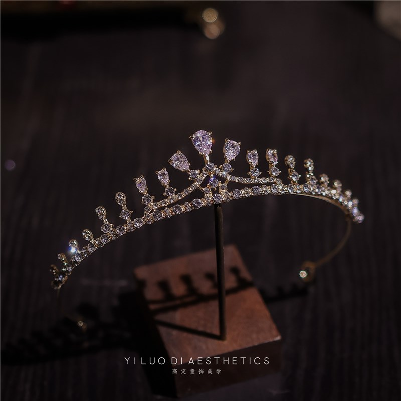 儿童舞蹈皇冠头饰小朋友跳舞王冠女童芭蕾舞发箍公主走秀发冠饰品