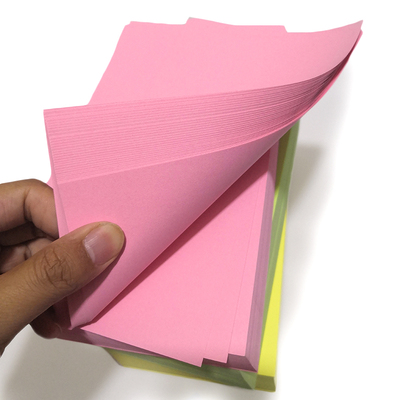 彩色凭证纸210*120mm空白凭证打印纸80克加厚会计财务记账凭证复