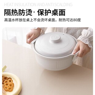 正方形餐桌布家用防水布麻八仙桌小方桌茶几台布高级感 新中式