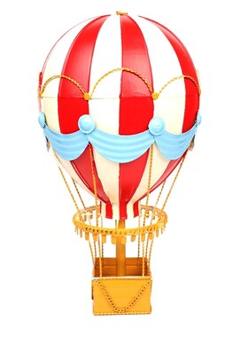 彩色热气球工艺品模型摆件铁皮创意酒吧餐厅商场家居橱柜装饰挂件
