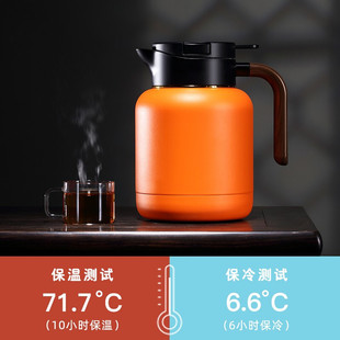 尚明老白茶焖茶壶焖烧壶泡茶壶家用不锈钢温显大容量保温水壶焖壶