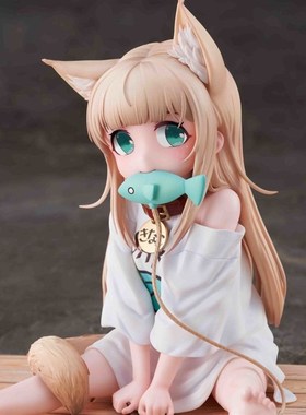 汽车摆件手机架坐姿美少女车内装饰可爱桌面主机壳玩偶车载摆件