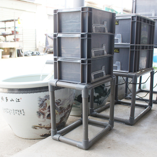 订定制多功能鱼缸过滤器沼泽过滤周转箱过滤盒架子家用DIY置物架