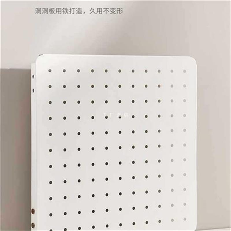 4A9O桌面洞洞板可夹可立式免打孔办公室桌面收纳隔板学生书桌置物