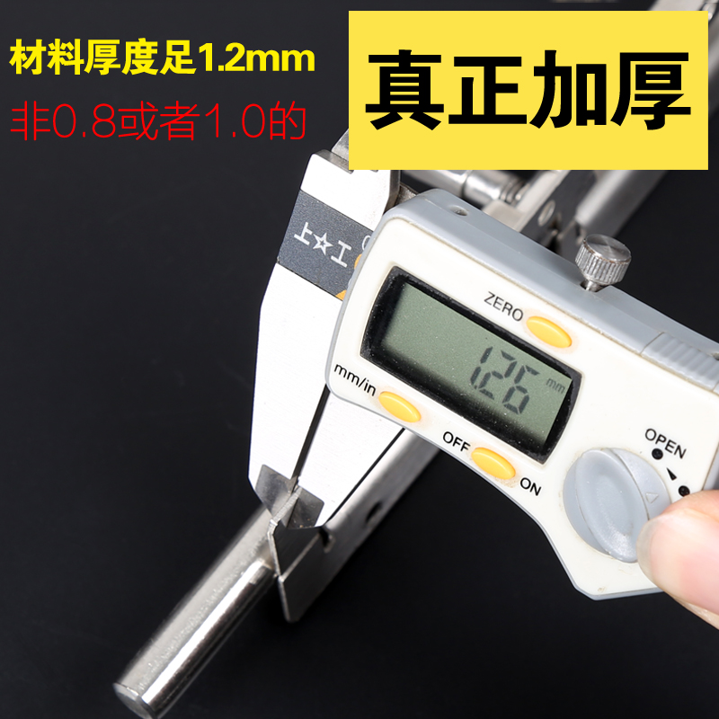 加厚不锈钢插销杆门扣厕所门锁简易卡扣锁扣固定反锁神器门闩门栓