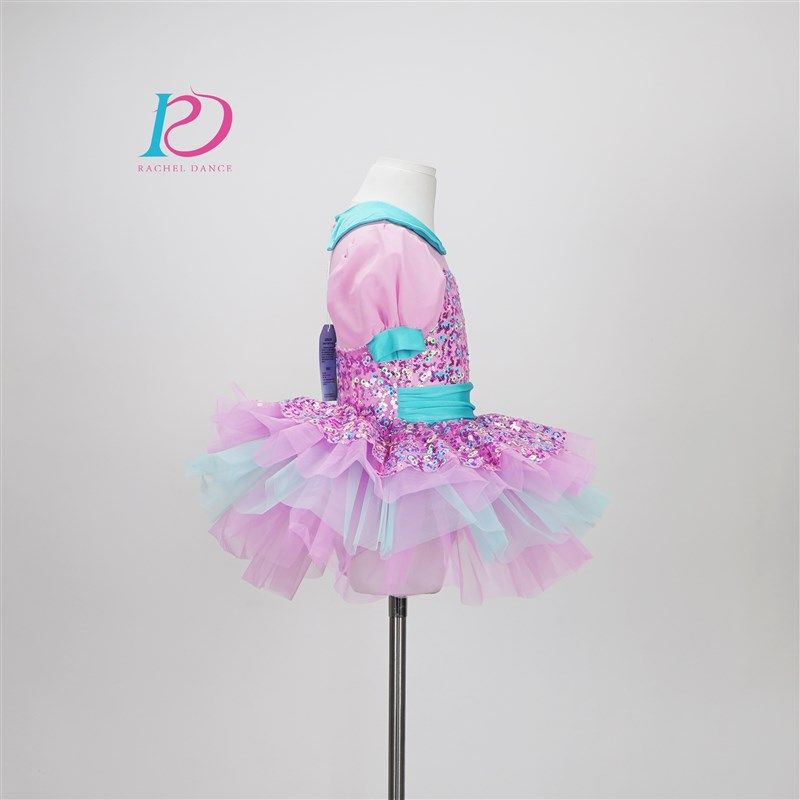 新款儿童女童亮片舞蹈演出服蓬蓬裙表演服舞蹈服芮其儿2214,童装/婴儿装/亲子装,儿童演出服,淘宝优惠券,粉丝福利购,淘宝优惠卷