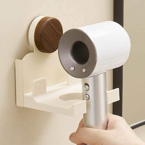 卫生间吸盘吹风机支架免打孔家用厕所风筒挂架电吹风收纳置物架