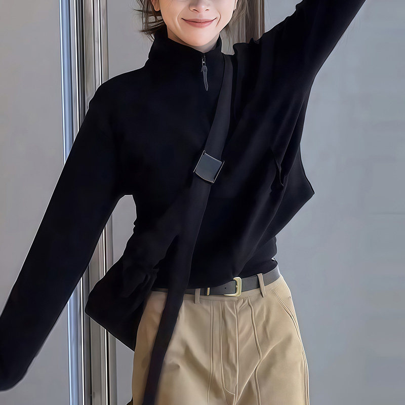 韩版chic短款卫衣外套女2026早春春新款拉链开衫小个子设计感上衣,女装/女士精品,卫衣/绒衫,淘宝优惠券,粉丝福利购,淘宝优惠卷