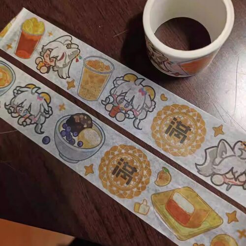 Q版咩栗呜米和纸胶带MeUmy