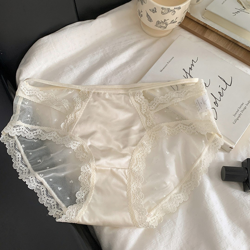 甜美风蕾丝法式性感内裤三角裤女