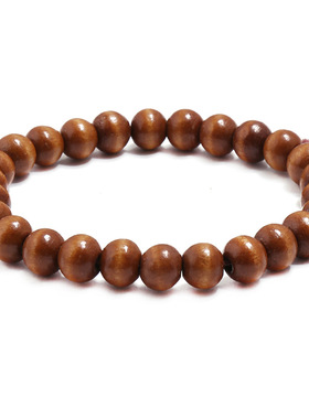 厂家直供简约手工串珠圈木珠手链促销小礼品赠品义乌小商品