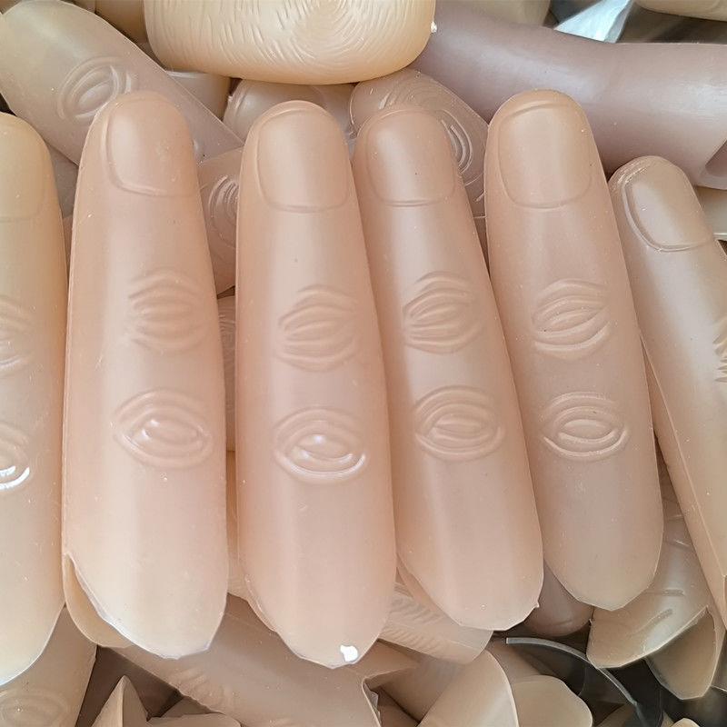 手子母套手工活手指疼痛保护彷真矽胶指套防滑耐磨加厚指套