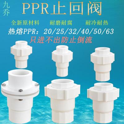 20PPR止回阀止逆阀活接止水阀逆止阀25/32/40/50/63管件水管配件