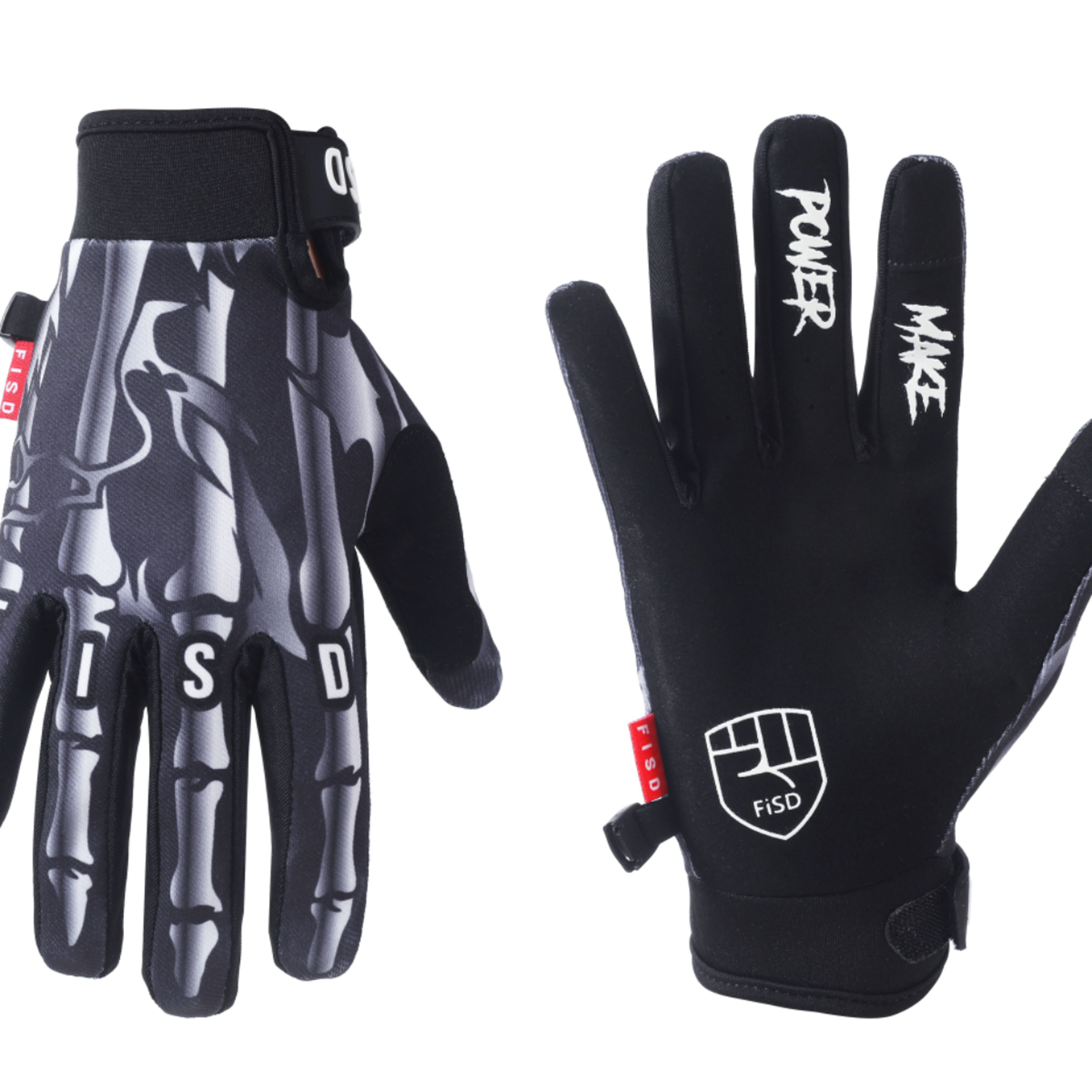 FISD外贸鬼爪冰淇凌自行车骑行手套男女款防风可触屏耐磨骑行手套