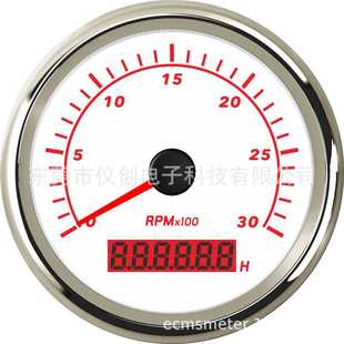 七彩背光 厂家供应 转速表3000RPM 可调1 防水IP67 300
