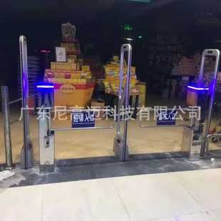 禁行器 超市出入口单向门 商场防盗感应门 方柱摆闸厂家 通道闸机
