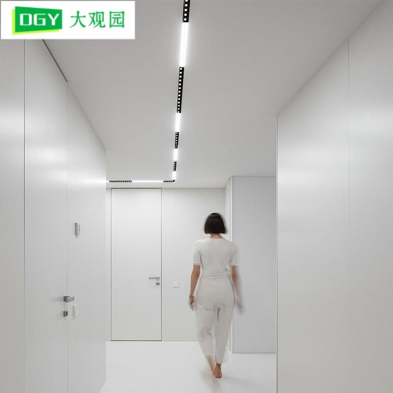 大观园明装格栅灯无主灯客厅照明格栅泛光灯线性家用卧室客厅灯具