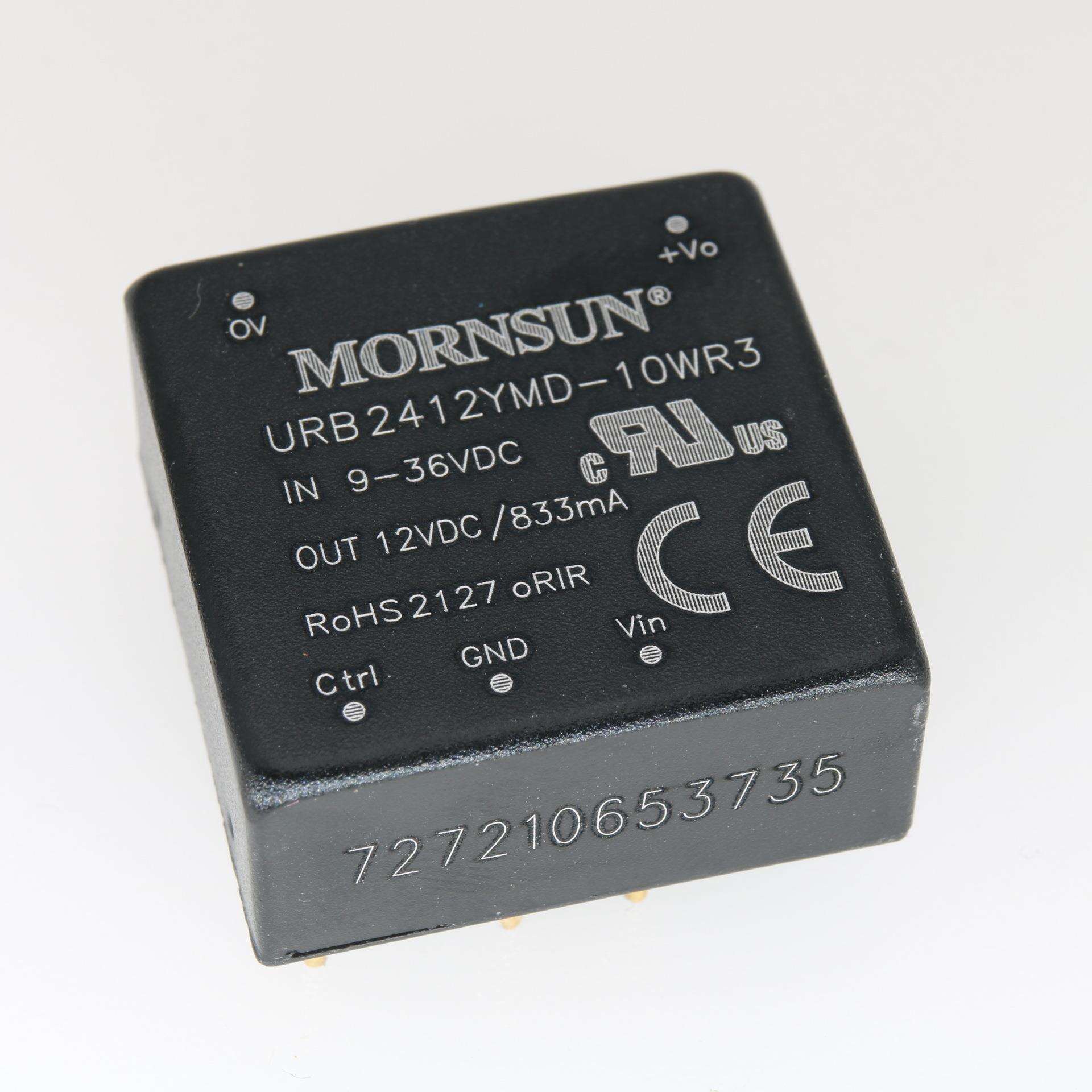原装现货URB2412YMD-10WR3宽电压9V-36V:+12V0.8A单电压输出