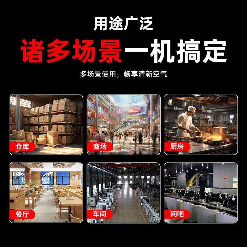 ll防油耐高温380V管道抽风机SF轴流风机220V工业换气扇排气扇排风