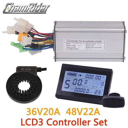36V 48V 500W Controller kit LCD3 display Meter PAS Set Ebike