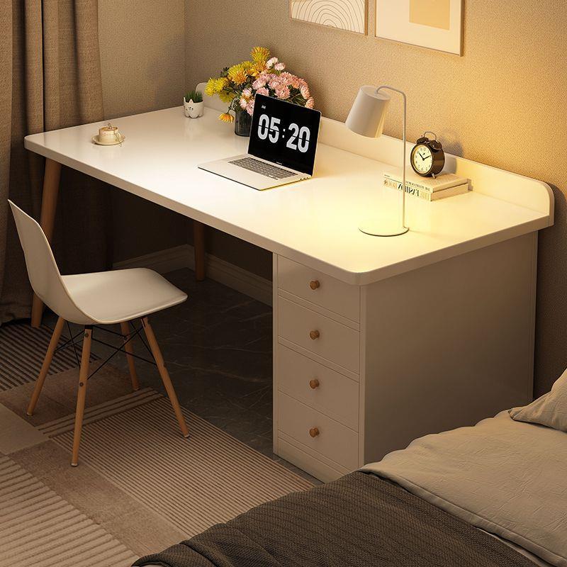 北欧电脑桌台式家用学习办公写字桌子简易现代卧室儿童实木腿威东