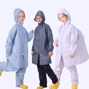 套装 儿童雨衣雨裤 防水中大童小学生雨披logo团体企业文化起印