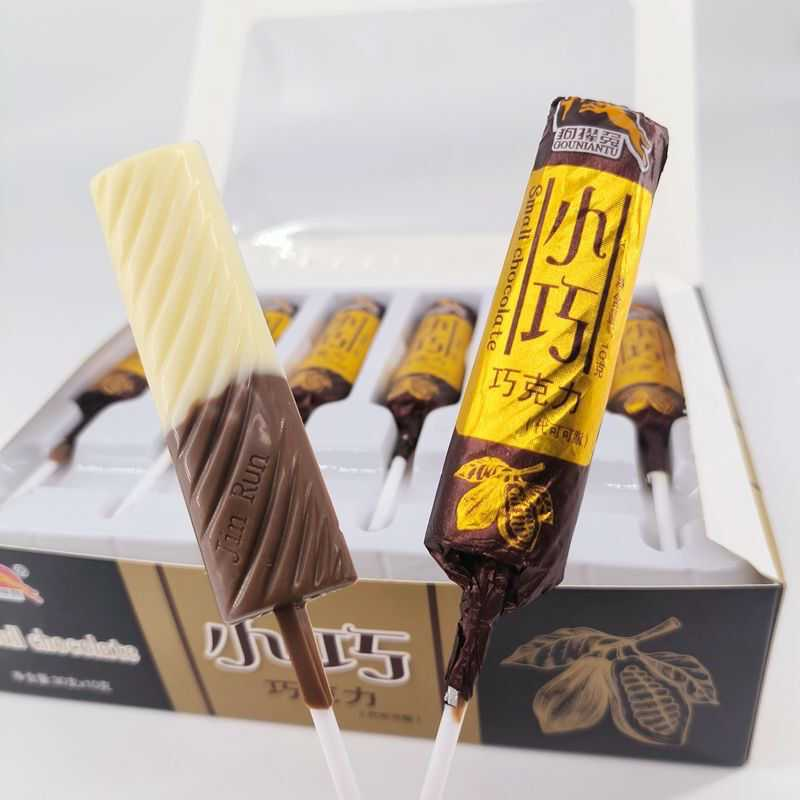 巧克力棒儿童零食网红经典盒装批发便宜黑白混合休闲零食包邮