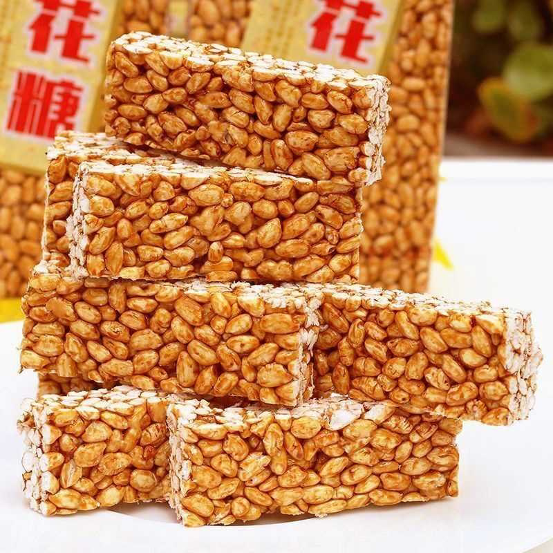 广西特产正宗红糖米花花糖大米爆米花怀旧手工老式休闲包邮批发