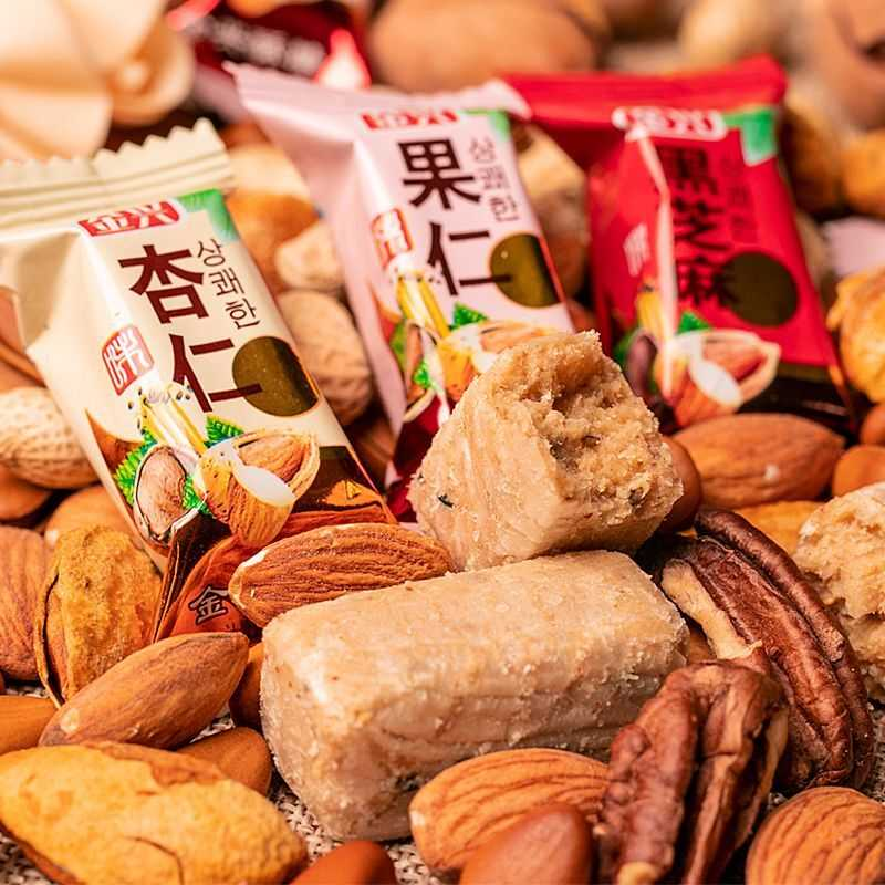 【超划算】杏仁酥糖花生糖果大礼包喜糖大虾酥年货什锦果仁