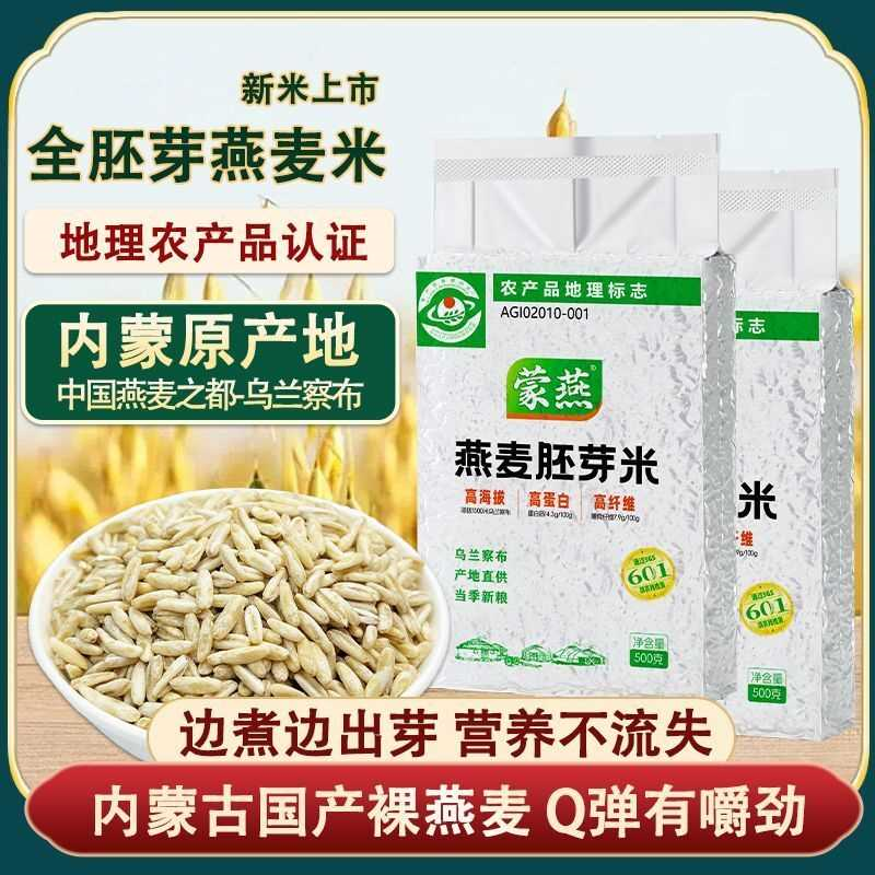 燕麦米内蒙古优质胚芽米燕麦胚芽米真空独立包装脱壳免淘洗食用