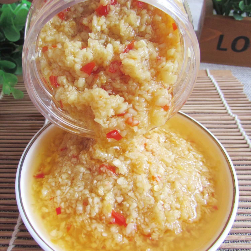 蒜蓉酱烤生蚝商用烧烤蒜泥酱大蒜香辣小龙虾调料粉丝扇贝花甲酱料