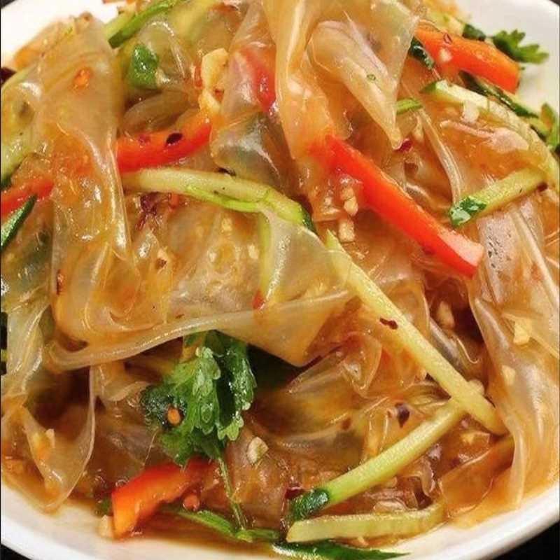 绿豆粉皮纯山东菏泽特产干货正宗手工大张皮拌菜火锅轻薄食材新鲜