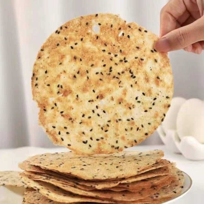 山东特产黄金芝麻焦饼压饼薄脆酥脆饼干即食解馋零食代餐香酥煎饼