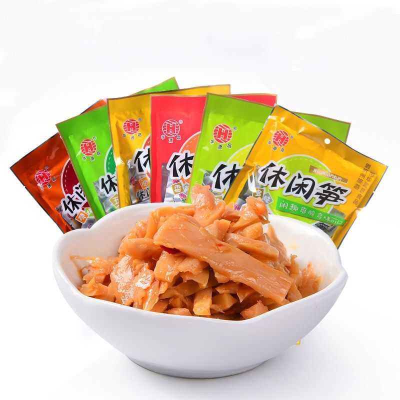 杭州特产华源昌休闲笋338g多味笋干袋装休闲零食开袋即食