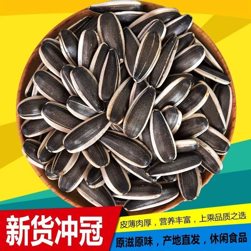 新货内蒙古葵花籽原味熟瓜子新鲜中颗粒散装生瓜子熟葵花籽向日葵