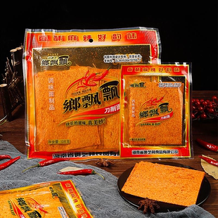 飘飘香湖南特产网红零食大礼包辣条小吃老式手撕麻辣片皮干硬的