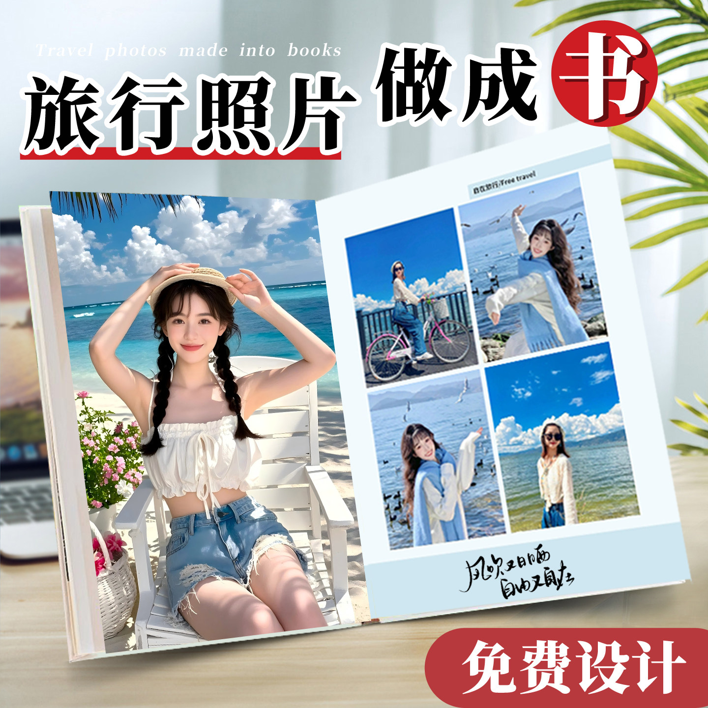 把美好旅拍做成一本照片书纪念册图片