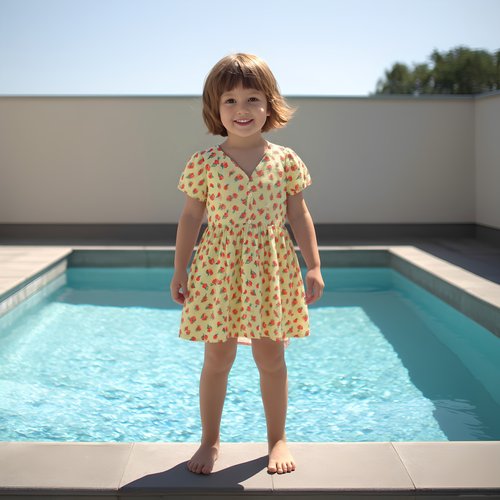 短袖洋气婴儿纯棉衣服女童连衣裙清新碎花裙子爆款女宝宝裙子韩版