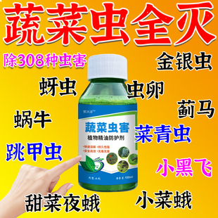 蔬菜杀虫剂无毒菜园农专用青菜白菜杀虫药蚜虫跳甲蜗牛青虫卵双杀