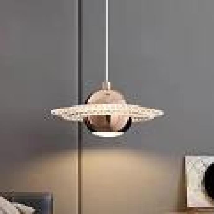 法式轻奢卧室床头简约水晶小吊灯温馨浪漫楼梯餐桌家用照明灯具